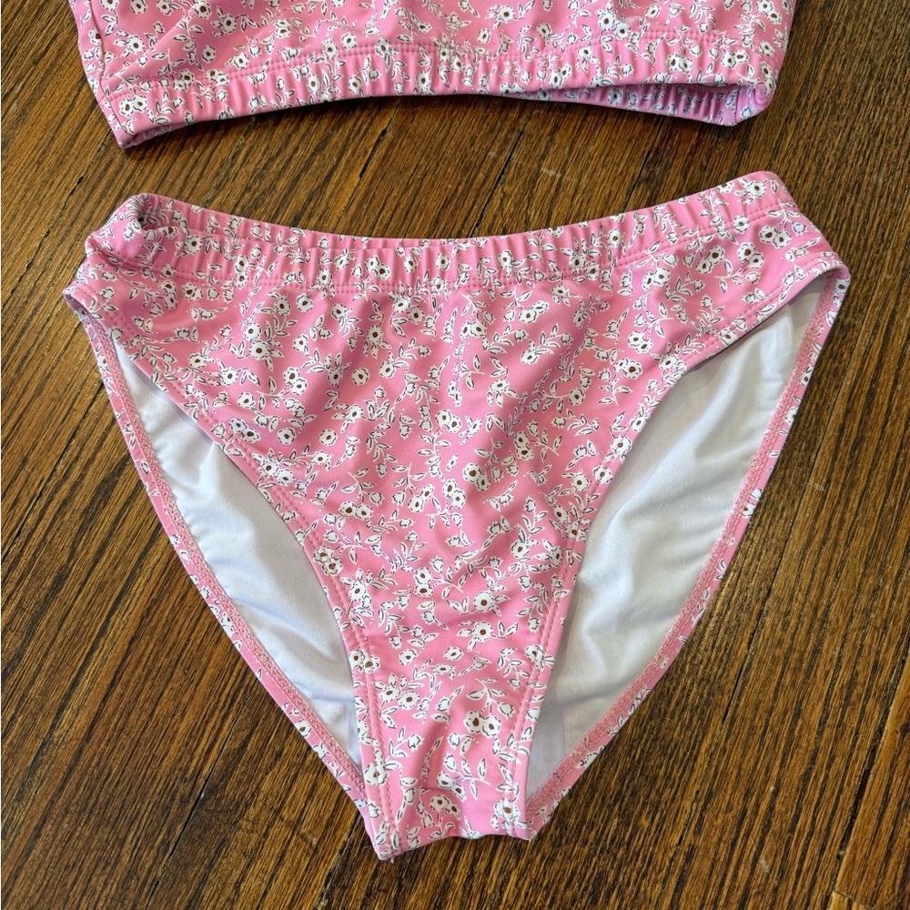 Pink Floral Bikini Set - SHEIN - Picture 5 of 6